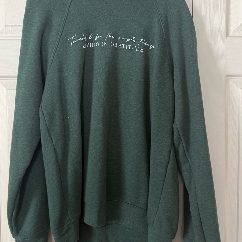 Bella Canvas Forest Green Women's Sweatshirt